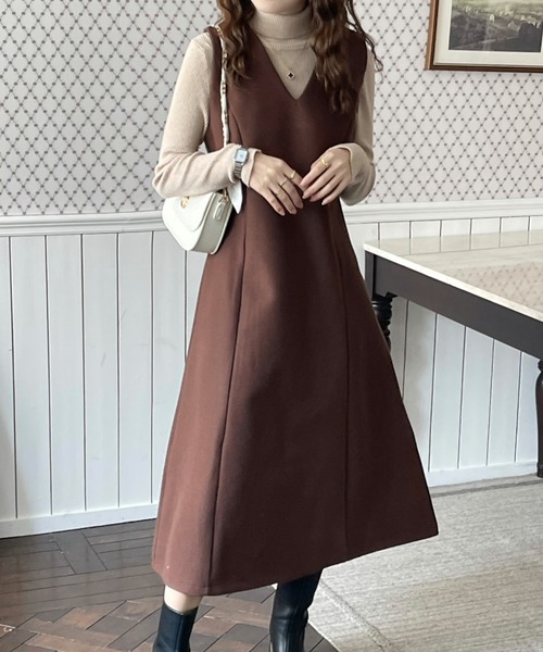 ERISABETTA FRANCHI ロングワンピース ノースリーブ Vネック 楽天市場】ワンピース レディース リップルVネックワンピース