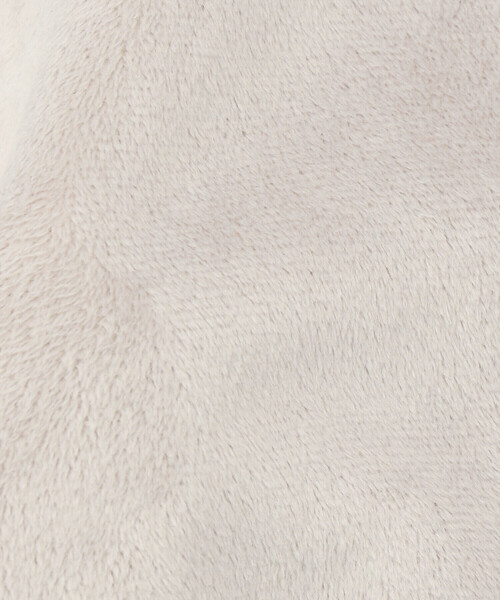 COMME CA ISM（コムサイズム）の「ジャージー　フェイクムートンコート（ムートンコート・キッズ・ライトグレー/キャメル・110cm/100cm/120cm/130cm/140cm/150cm）」の11枚目の写真