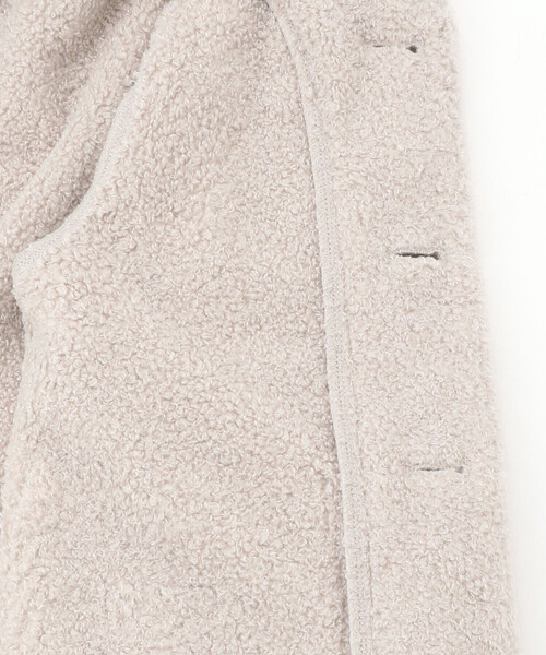 COMME CA ISM（コムサイズム）の「ジャージー　フェイクムートンコート（ムートンコート・キッズ・ライトグレー/キャメル・110cm/100cm/120cm/130cm/140cm/150cm）」の12枚目の写真