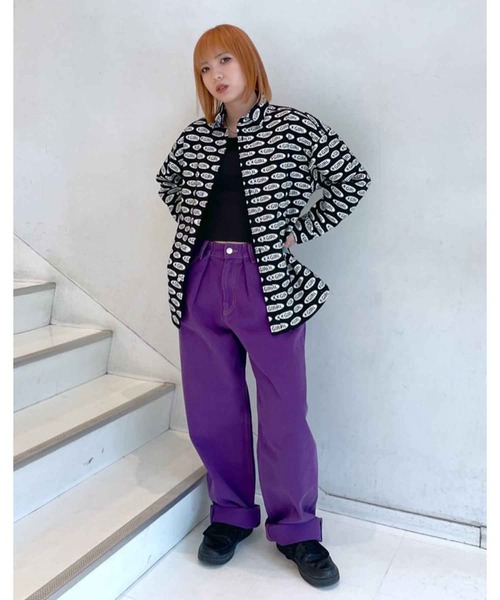 X-girl(エックスガール)の「OVAL LOGO L/S SHIRT(シャツ/ブラウス・レディース・ブラック/ホワイト・M/S)」の18枚目の写真