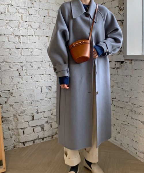 Leja（レジャ）の「ステンカラーオーバーサイズロングコート（ステン 