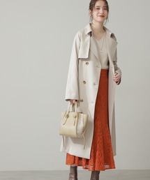 N.（N. Natural Beauty Basic） | 【S Size Line】◆ＴＲタブルブレストトレンチコート(トレンチコート)