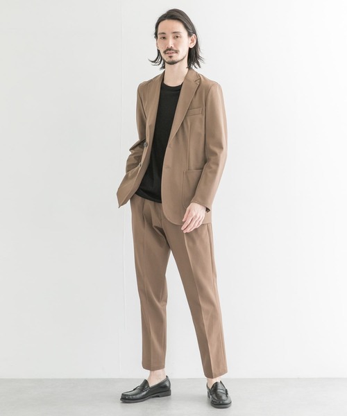 URBAN RESEARCH(アーバンリサーチ)の「URBAN RESEARCH Tailor コンパクト強撚パンツ(スーツパンツ・メンズ・ネイビー/ブラウン・MEDIUM)」の3枚目の写真