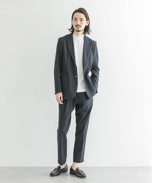 URBAN RESEARCH(アーバンリサーチ)の「URBAN RESEARCH Tailor コンパクト強撚パンツ(スーツパンツ・メンズ・ネイビー/ブラウン・MEDIUM)」の5枚目の写真