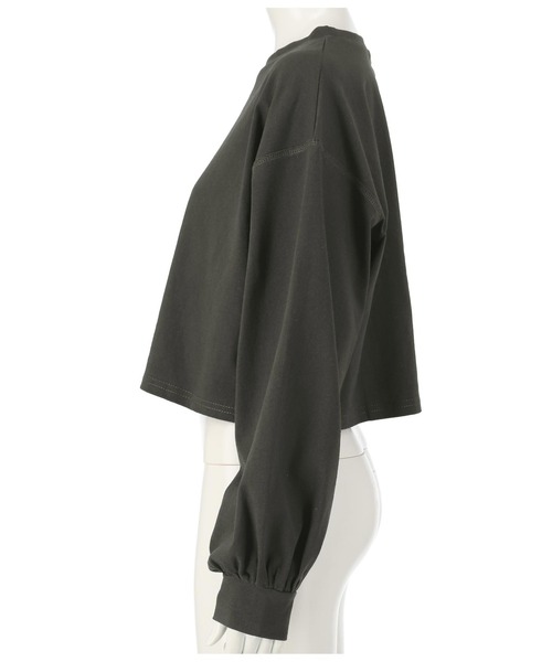 ANAP(アナップ)の「シンプル刺繍クロップドトップスカットソー(Tシャツ/カットソー・レディース・ベージュ/スミクロ/オフホワイト・FREE)」の10枚目の写真