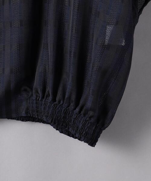m&#39;s braqueエムズブラック◆ストライプシャツ MORE SALE】m's braque (エムズ ブラック) OVERSIZED STAND