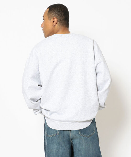 MANASTASH(マナスタッシュ)の「MANASTASH/マナスタッシュ MANASTAWAY SWEAT CREW スウェットクルー(スウェット・メンズ・グレー/ライトグレー・MEDIUM/LARGE/X-LARGE)」の9枚目の写真