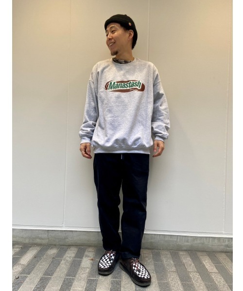 MANASTASH(マナスタッシュ)の「MANASTASH/マナスタッシュ MANASTAWAY SWEAT CREW スウェットクルー(スウェット・メンズ・グレー/ライトグレー・MEDIUM/LARGE/X-LARGE)」の18枚目の写真