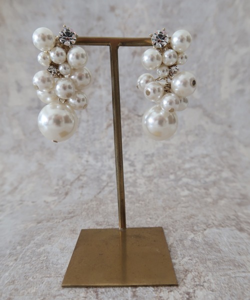 Placebo（プラシーボ）の「ミュゲ パールイヤリング（イヤリング・レディース・ベージュ・F）」の6枚目の写真