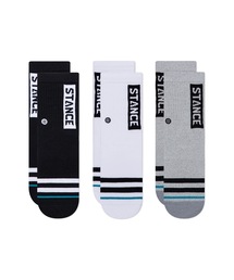 STANCE（スタンス）の「【STANCE/スタンス】OG ST KIDS 3 PACK キッズロゴ3Pソックス（ソックス/靴下・キッズ）」