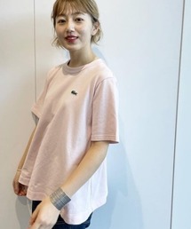 BEAMS BOY | LACOSTE × BEAMS BOY / 別注 Aライン クルーネック Tシャツ(Tシャツ/カットソー)