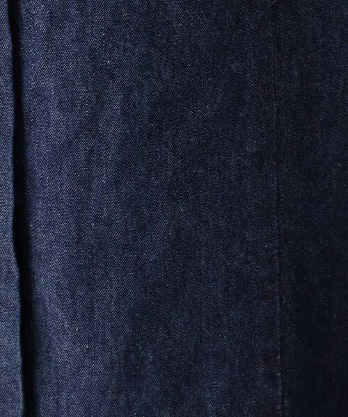 OPAQUE.CLIP（オペークドットクリップ）の「◆【C】ライトデニム フリルバンドカラーシャツ（シャツ/ブラウス・レディース・ダークネイビー/ブルー・34/36/38/40）」の9枚目の写真