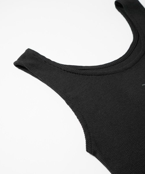 X-girl（エックスガール）の「MILLS LOGO TANK TOP（タンクトップ・レディース・ホワイト/ブラック/パープル/ライトグリーン・S/M）」の21枚目の写真