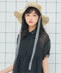 りぼん付きなみなみハット