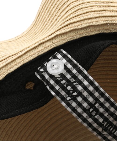 algy（アルジー）の「りぼん付きなみなみハット（ハット・キッズ・チェック/ブラック・SMALL/MEDIUM）」の18枚目の写真