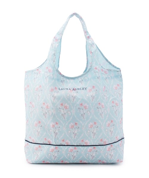LAURA ASHLEY(ローラアシュレイ)の「スカボローフェア柄 マイバッグ(エコバッグ/サブバッグ・レディース・ピンク系その他/ブルー系5/ライトイエロー系1・00)」の1枚目の写真