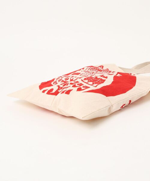 チャイハネ（チャイハネ）の「【チャイハネ】ふくろうバッグ（エコバッグ/サブバッグ・レディース・レッド/イエロー/ブルー/グリーン/ブラック・FREE）」の8枚目の写真