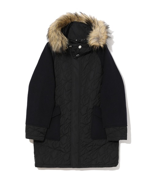 BPY MIXED FABRIC COAT