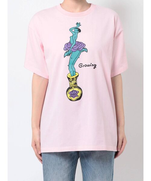 jouetie（ジュエティ）の「たなかみさき BIG Tシャツ【コラボ】（Tシャツ/カットソー・レディース・ブラック/オフホワイト/ピンク・MEDIUM）」の22枚目の写真