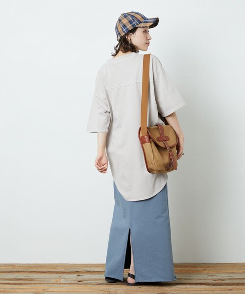 FREAK'S STORE（フリークスストア）の「【WEB限定】PENNEYS×FREAK'S STORE/ペニーズ　PENNEYS別注フットボールTシャツ（Tシャツ/カットソー・レディース・ブラック/オフホワイト/ラベンダー/グレー/オレンジ・ﾌﾘ-）」の8枚目の写真