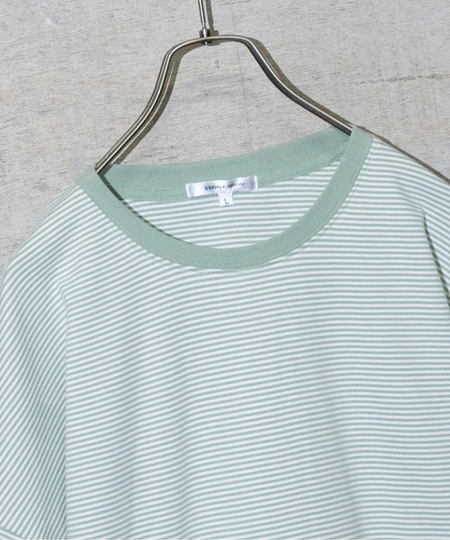 JOHN'S CLOSET(ジョンズクローゼット)の「【13】マイクロボーダーポンチBIGTシャツ(Tシャツ/カットソー・メンズ・ブラック/ブラック系その他/グリーン系その他/チャコールグレー・LARGE/MEDIUM)」の15枚目の写真