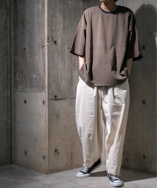 JOHN'S CLOSET(ジョンズクローゼット)の「【13】マイクロボーダーポンチBIGTシャツ(Tシャツ/カットソー・メンズ・ブラック/ブラック系その他/グリーン系その他/チャコールグレー・LARGE/MEDIUM)」の16枚目の写真