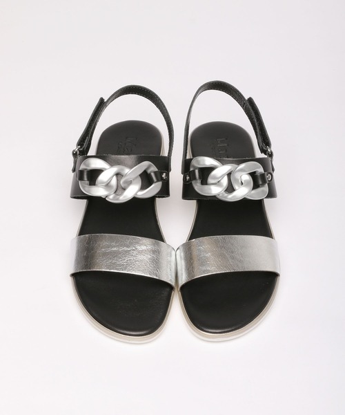 Mazell（マゼル）の「Mazell  / Sonia Cチェーンサンダル（サンダル・レディース・シルバー/ゴールド・LL/S/M/L）」の8枚目の写真