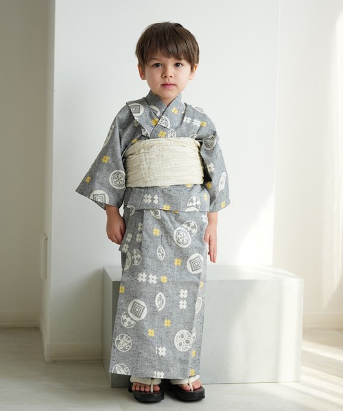 utatane（ウタタネ）の「キッズ浴衣3点セット 男の子 utatane×注染工房