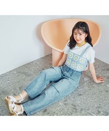 デニムストレートパンツ