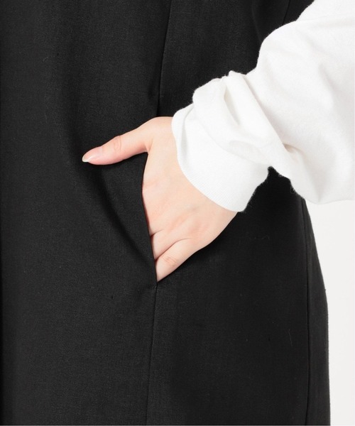 SLOBE IENA（スローブイエナ）の「《追加3》リネンジレ（ベスト・レディース・ブラック/ベージュ・FREE）」の11枚目の写真