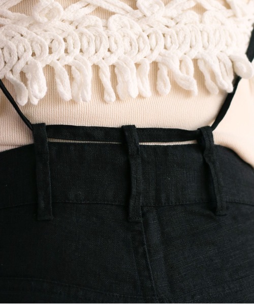 cepo(セポ)の「リネンサスペンダーパンツ(その他パンツ・レディース・ブラック/オフホワイト/オレンジ・S/M)」の22枚目の写真