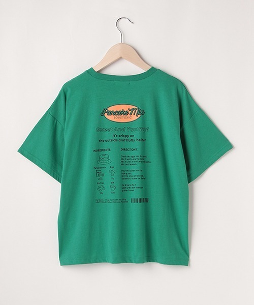 LOVETOXIC(ラブトキシック)の「バックプリントTシャツ(Tシャツ/カットソー・キッズ・グリーン/ブラック/イエロー/オフホワイト・L/SS/M/S)」の9枚目の写真