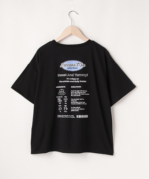 LOVETOXIC(ラブトキシック)の「バックプリントTシャツ(Tシャツ/カットソー・キッズ・グリーン/ブラック/イエロー/オフホワイト・L/SS/M/S)」の6枚目の写真