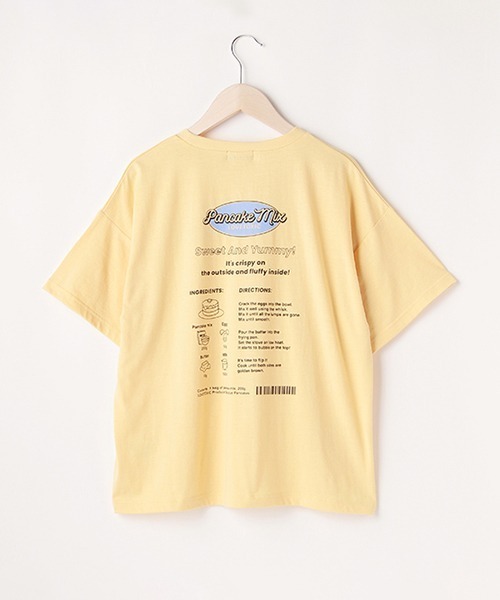 LOVETOXIC(ラブトキシック)の「バックプリントTシャツ(Tシャツ/カットソー・キッズ・グリーン/ブラック/イエロー/オフホワイト・L/SS/M/S)」の7枚目の写真