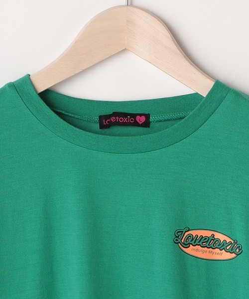LOVETOXIC(ラブトキシック)の「バックプリントTシャツ(Tシャツ/カットソー・キッズ・グリーン/ブラック/イエロー/オフホワイト・L/SS/M/S)」の10枚目の写真