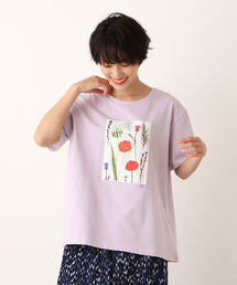 Afternoon Tea（アフタヌーンティー）の「ワイドTシャツ/フラワー/itabamoe（Tシャツ/カットソー・レディース）」