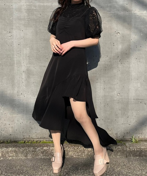 titty&Co. PETIT(ティティアンドコープティ)の「【titty&Co.PETIT】レースチュールバルーンブラウス(シャツ/ブラウス・レディース・ブラック/ホワイト・FREE)」の17枚目の写真