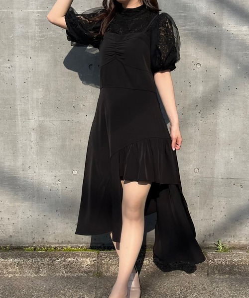 titty&Co. PETIT(ティティアンドコープティ)の「【titty&Co.PETIT】レースチュールバルーンブラウス(シャツ/ブラウス・レディース・ブラック/ホワイト・FREE)」の18枚目の写真