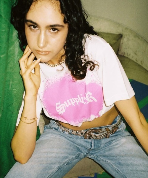 SUPPLIER（サプライヤー）の「【SUPPLIER/サプライヤー】SPRAY PAINT TEE/スプレーペイントT 半袖Tシャツ ロゴT 白Tシャツ 黒Tシャツ プリントTシャツ（Tシャツ/カットソー・メンズ・ブラック/ホワイト・L/XL/M）」の14枚目の写真