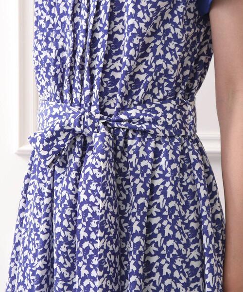 DRESKIP(ドレスキップ)の「◆ジオメトリック柄ピンタックワンピース(ワンピース・レディース・ブルー系5/ベージュ系/ブラック系・04/03/02)」の10枚目の写真