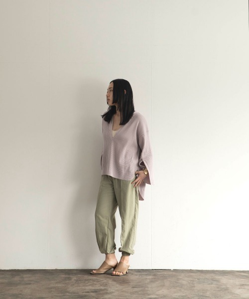 marjour(マージュール)の「WASHER JOGGER PANTS(その他パンツ・レディース・カーキ/アイボリー・M)」の15枚目の写真