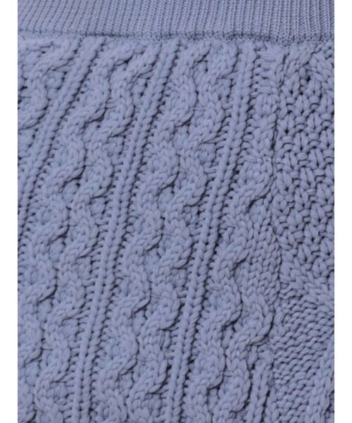 merry jenny（メリージェニー）の「ミックスケーブルニットショートパンツ（その他パンツ・レディース・アイボリー/ブラック/ブルー・FREE）」の17枚目の写真