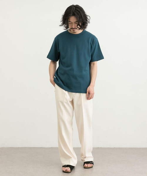 WORK NOT WORK URBAN RESEARCH(ワークノットワークアーバンリサーチ)の「WORK NOT WORK Comfortable T-Shirts(Tシャツ/カットソー・メンズ・ホワイト/ブラック/ネイビー/ベージュ系その他・SMALL/MEDIUM/LARGE)」の7枚目の写真