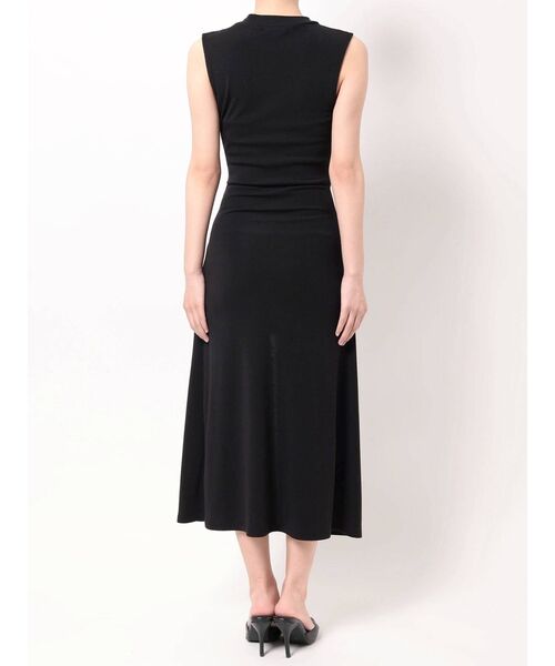 GYDA（ジェイダ）の「レイヤードデザイン ノースリーブワンピース（ワンピース・レディース・ブラック/ベージュ・FREE）」の15枚目の写真