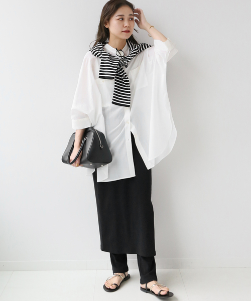 JOURNAL STANDARD relume(ジャーナルスタンダード レリューム)の「レギンスセットスリットスカート(レギンス/スパッツ・レディース・ブラック/グレー/ブラウン系その他・FREE)」の4枚目の写真