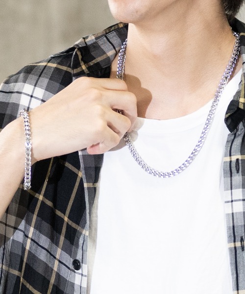 JOHN'S CLOSET(ジョンズクローゼット)の「【23】デザインチェーンブレスレット【MADE IN KOREA】(ブレスレット・メンズ・シルバー系その他/シルバー系その他2/シルバー系その他3・FREE)」の19枚目の写真