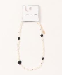 ハートパーツパールネックレス　123390