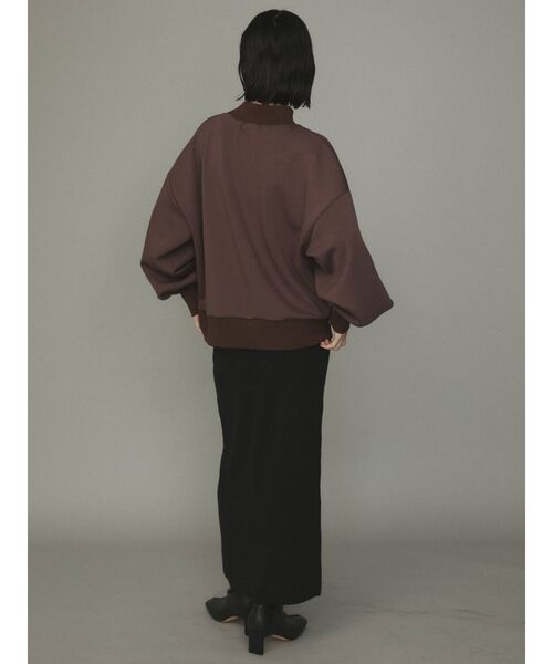 COTORICA（コトリカ）の「【THE DAYZ TOKYO】ボリュームスリーブハイネックプルオーバー（Tシャツ/カットソー・レディース・ブラック/ダークグリーン/ブラウン・FREE）」の9枚目の写真