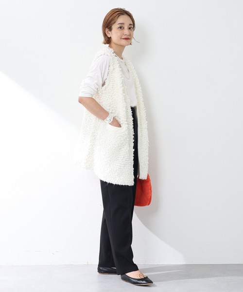 SHENERY（シーナリー）の「ダブルクロステーパードパンツ（その他パンツ・レディース・ブラック/ピンク・36/38）」の7枚目の写真