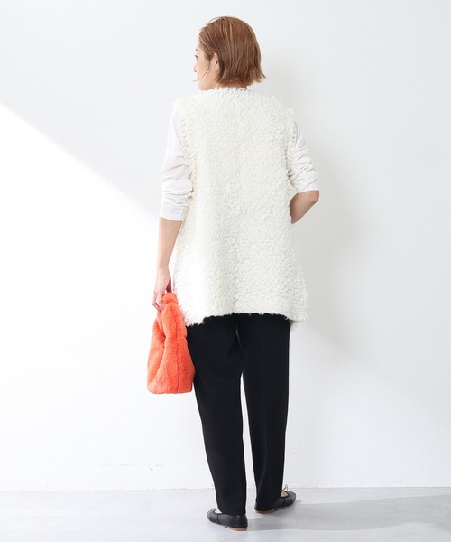 SHENERY（シーナリー）の「ダブルクロステーパードパンツ（その他パンツ・レディース・ブラック/ピンク・36/38）」の9枚目の写真